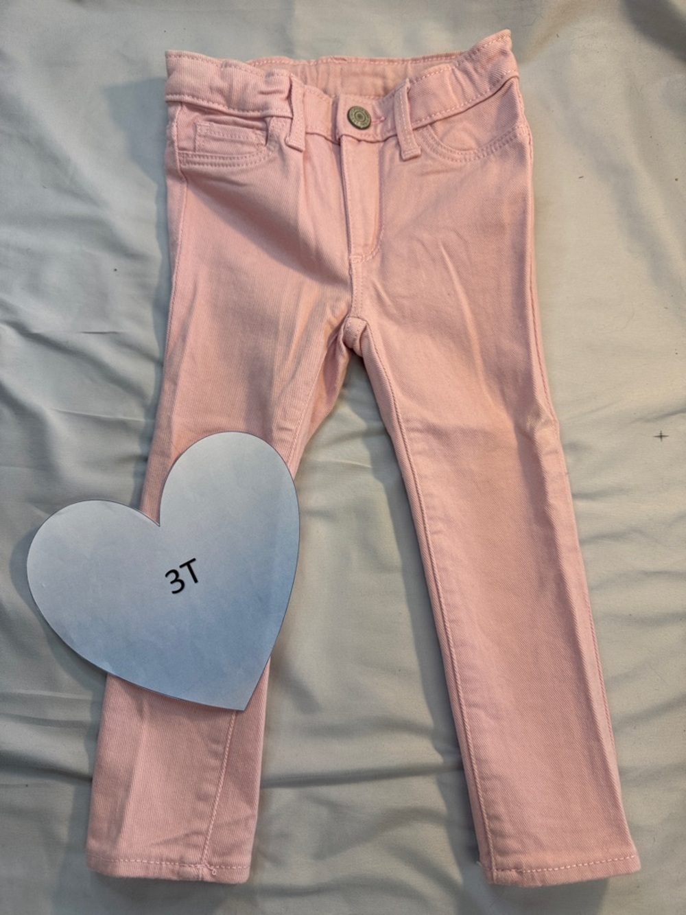 GAP - pink skinny fit denim jeans.  Size 3.